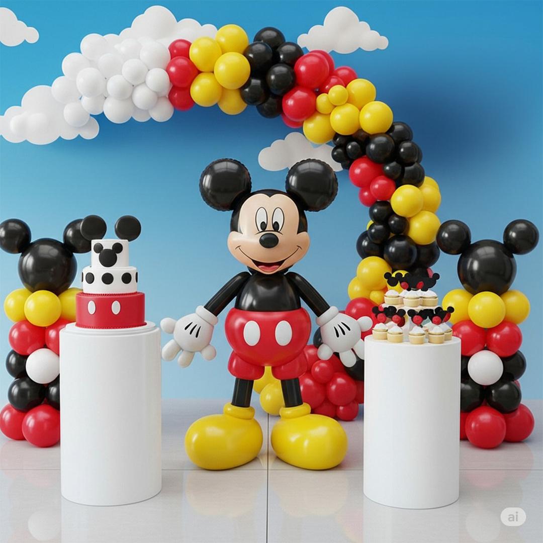 Mickey Mouse Theme balloon decoration