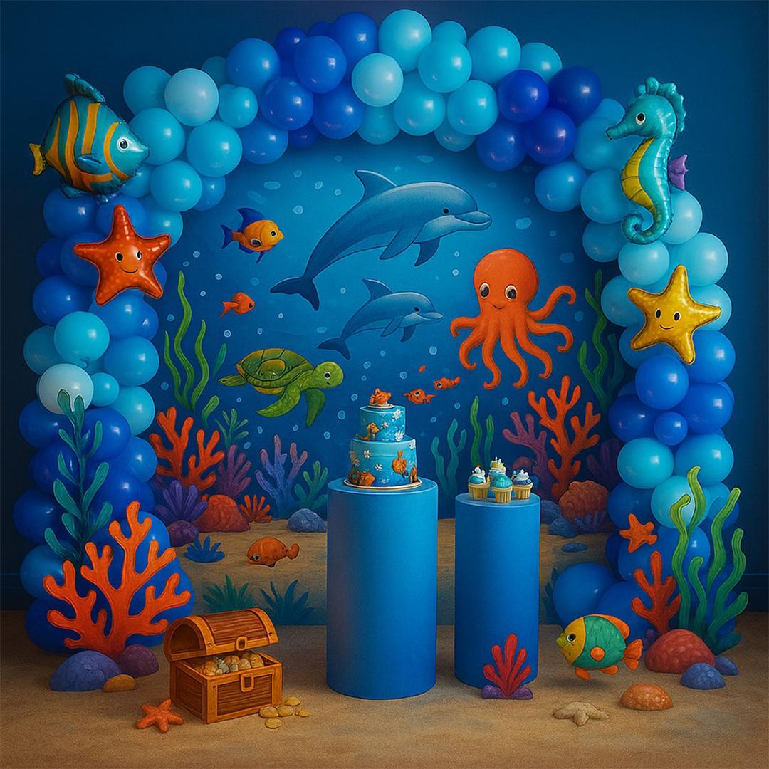 Underwater Theme balloon decoration