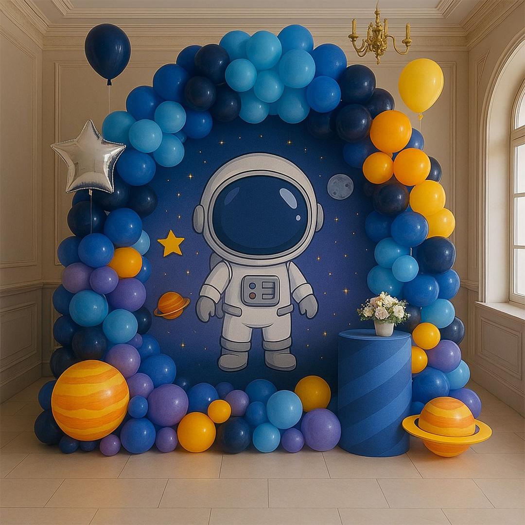 Space Theme balloon decoration