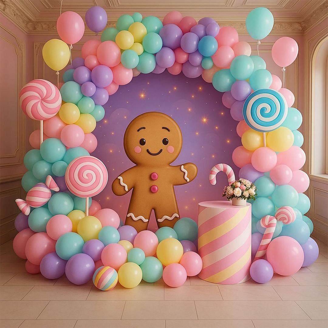 Candyland Theme balloon decoration