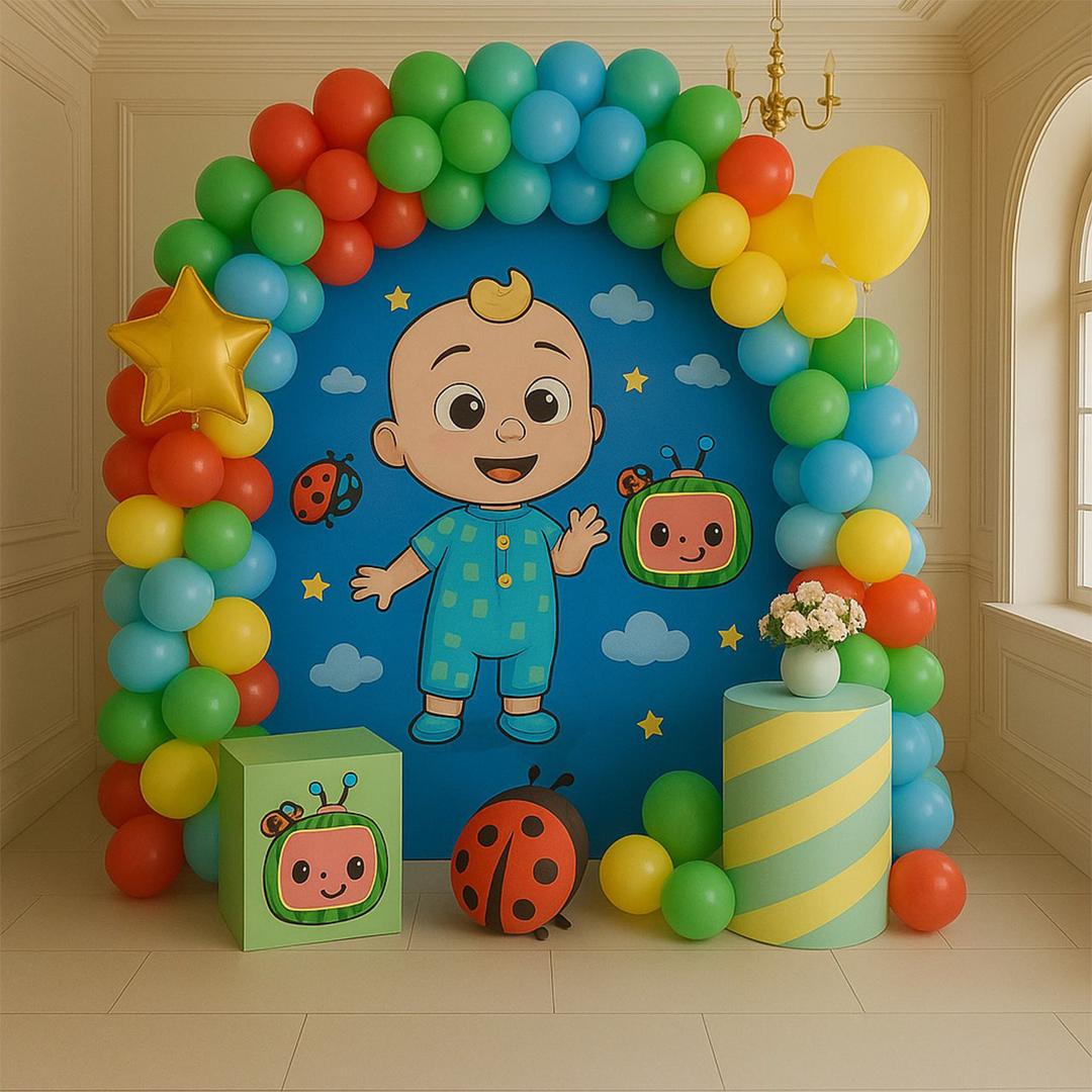 Cocomelon theme balloon decoration