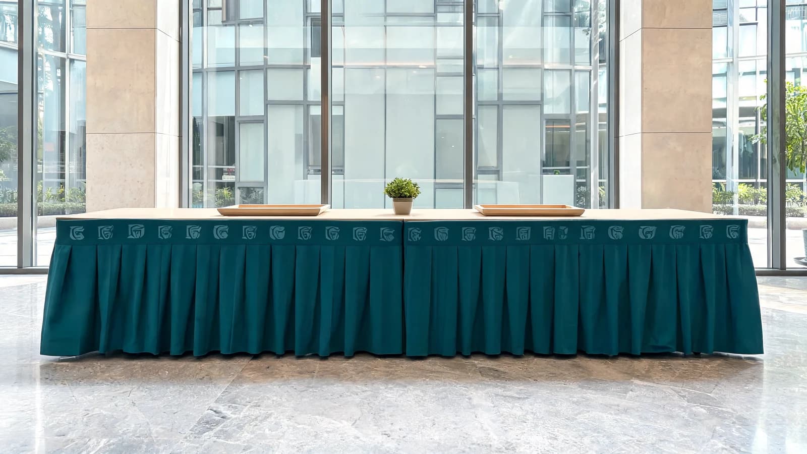 Branded Table Skirting