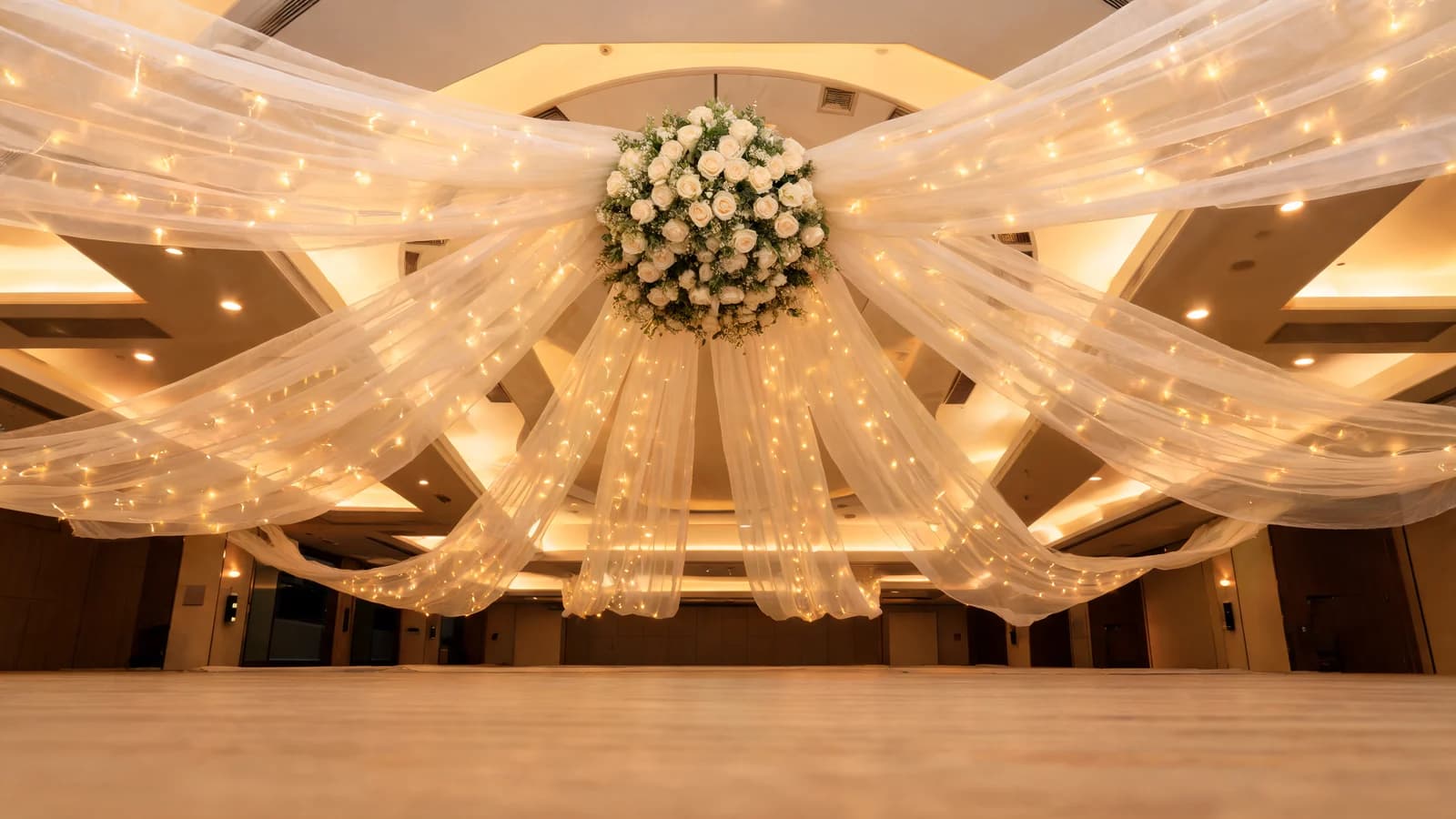 Ceiling Fabric Draping