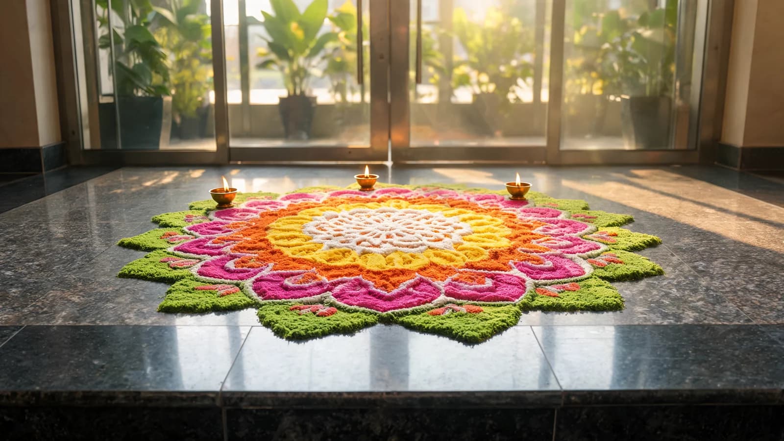 Colour Powder Rangoli