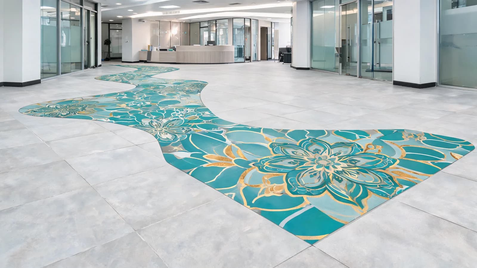 Decorative Floor Decals (Non-branded)