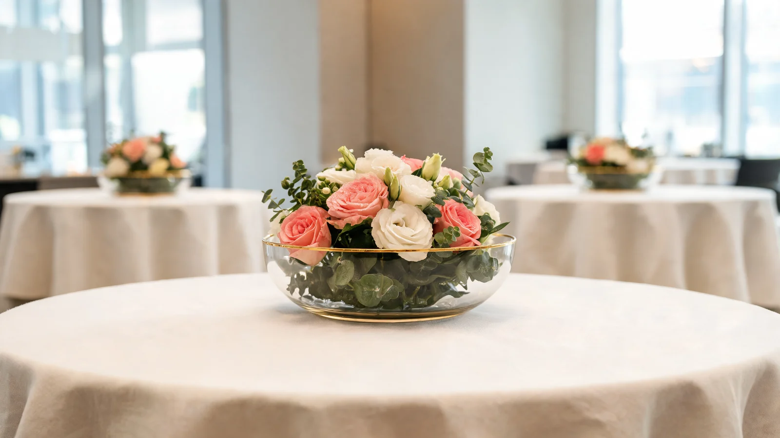 Fresh Flower Table Centrepiece