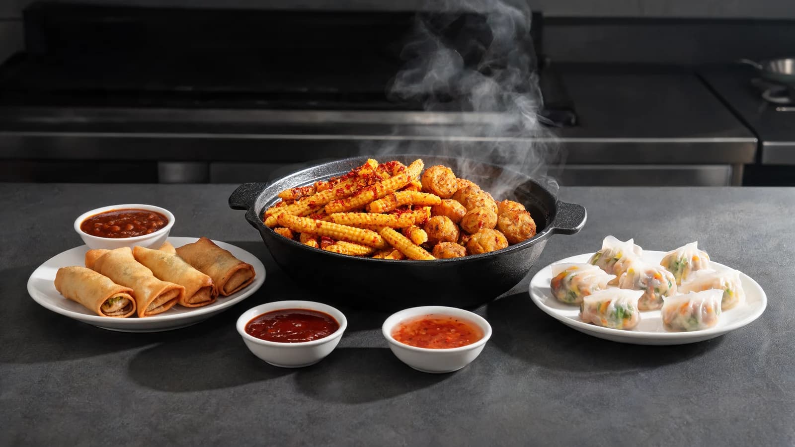 Indo-Chinese Snacks catering