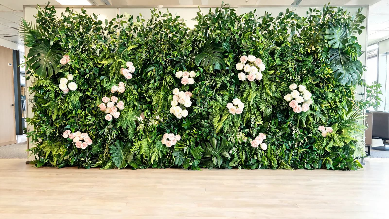 Mixed Floral + Foliage Backdrop